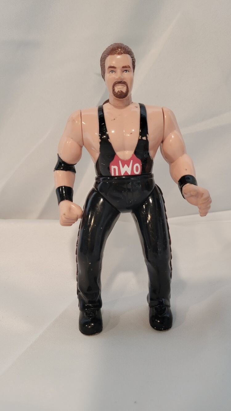 Vintage WCW Kevin Nash nWo Action Figure Wrestling Wolfpac Black Red